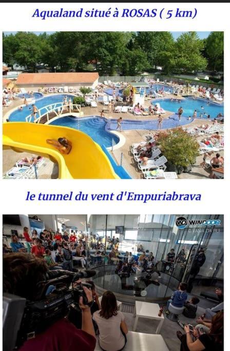Le Canola Empuriabrava Port - 45M2 - Vue Piscine - Plage Centrale 500M- Parking Prive Gratuit Kültér fotó